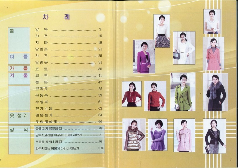 Мода в Северной Корее существует: как выглядят страницы глянцевого журнала в КНДР
