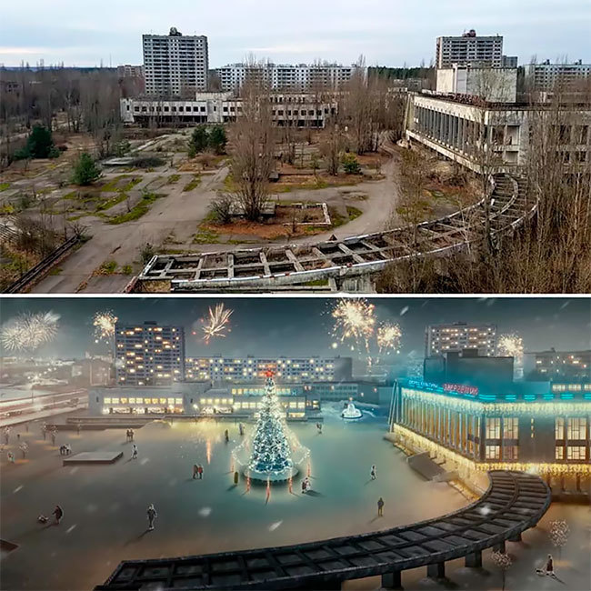 Как бы выглядела Припять, если бы Чернобыльской аварии не было 